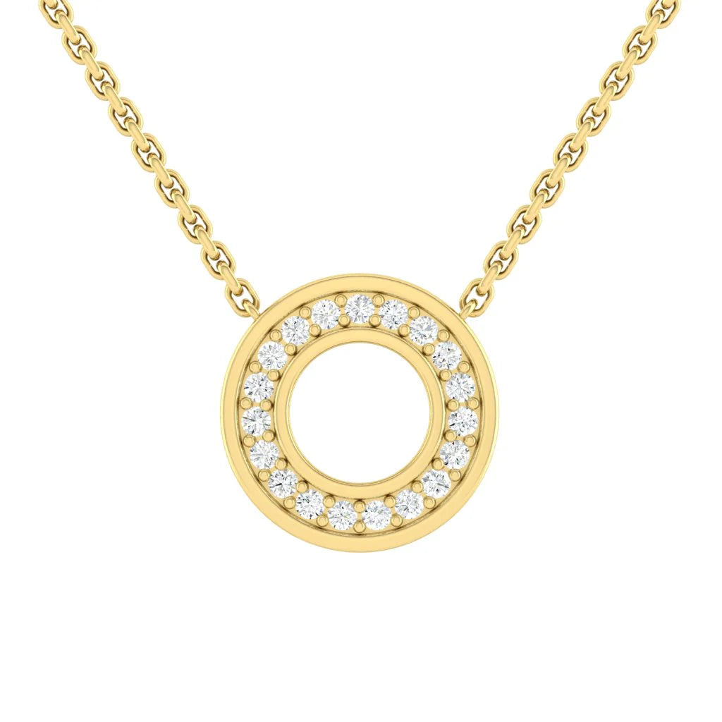 Kaela Eternity Necklace 0.29 CTW Lab Diamond 14K Yellow Gold