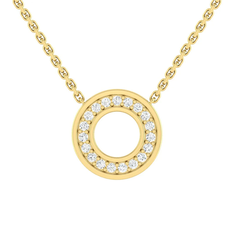 Kaela Eternity Necklace 0.29 CTW Lab Diamond 14K Yellow Gold