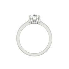 Load image into Gallery viewer, Kaela Oval Lab Diamond 0.75ct D VVS2 Ex IGI 14K White Gold
