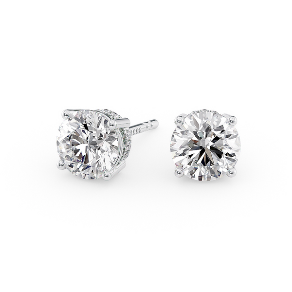 LUCCE KAELA™ Earrings Round Diamond