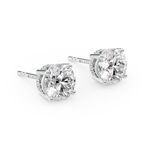 LUCCE KAELA™ Earrings Round Diamond