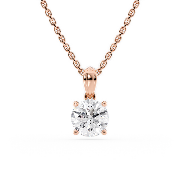LUCCE KAELA™ Necklace Round Diamond