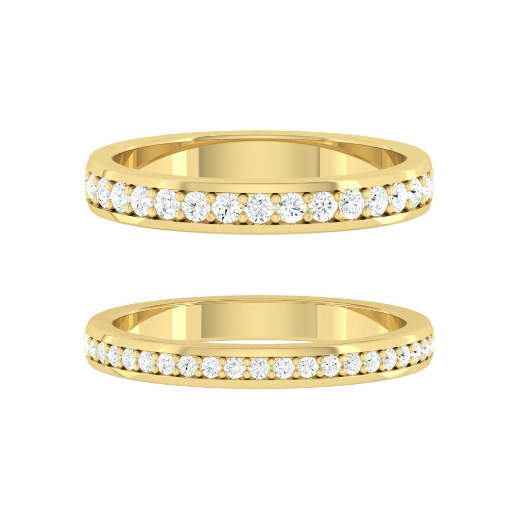 Lucce Kaela Band 0.31ctw Lab Grown Diamond 14k Yellow Gold
