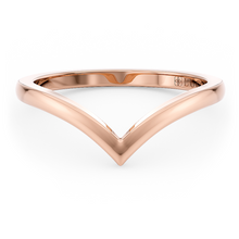 Load image into Gallery viewer, LUCCE Chevron Plain band in Gold or Platinum

