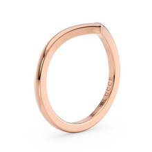 Load image into Gallery viewer, LUCCE Chevron Plain band in Gold or Platinum
