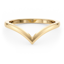 Load image into Gallery viewer, LUCCE Chevron Plain band in Gold or Platinum
