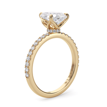 Load image into Gallery viewer, Lucce Lucia Halo Pavé Pear Diamond
