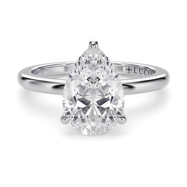 Lucce Lucia Halo Pear Diamond
