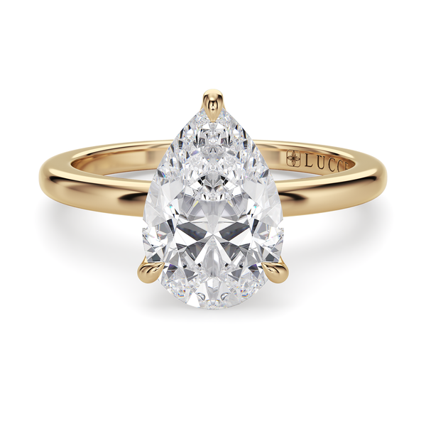 Lucce Lucia Halo Pear Diamond