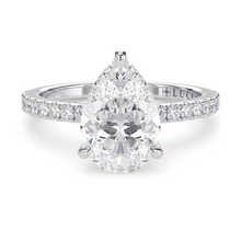 Load image into Gallery viewer, Lucce Lucia Pavé Pear Diamond
