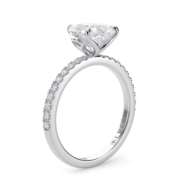 Lucce Lucia Pavé Pear Diamond