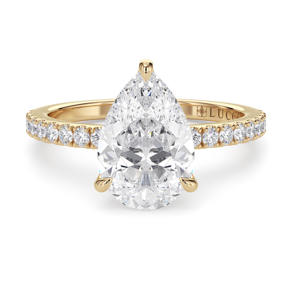 Lucce Lucia Pavé Pear Diamond