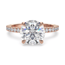 Load image into Gallery viewer, Lucce Lucia Pavé 4-Prong Round Diamond
