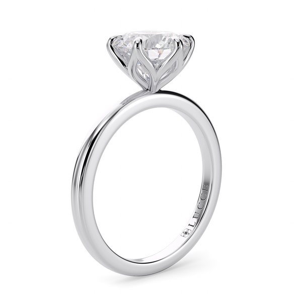 Lucce Lucia 6-Prong Round Diamond