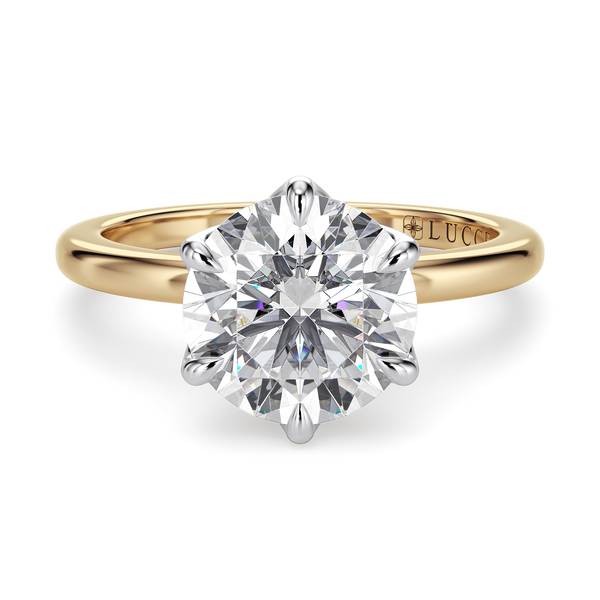 Lucce Lucia 6-Prong Round Diamond