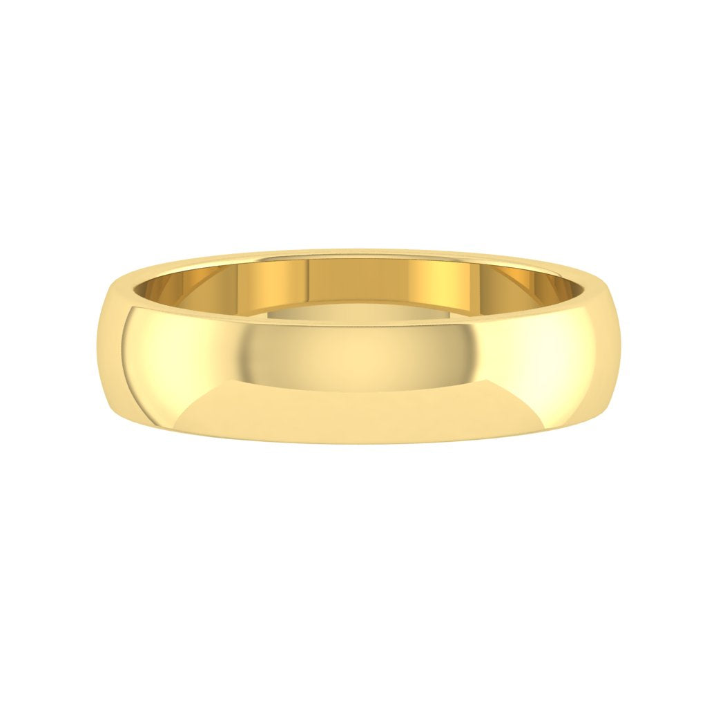 Amore Polished 4mm 14K Yellow Gold