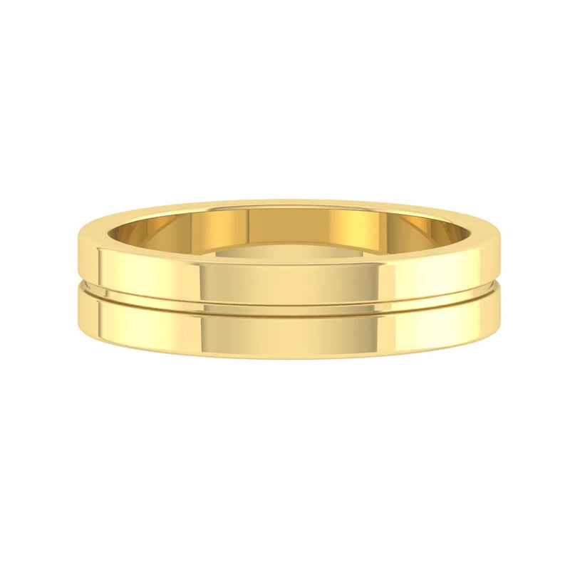 Marrio Polished Yellow Gold