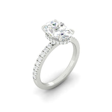 Load image into Gallery viewer, Madelyne Pave Oval Diamond
