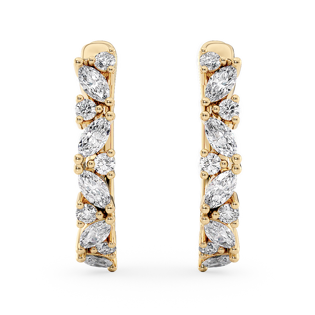 Load image into Gallery viewer, LUCCE MARCHESA™ Hoop Earrings Diamond
