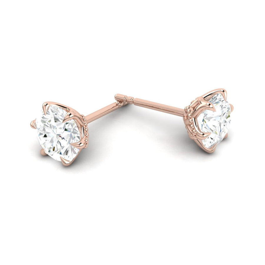 Load image into Gallery viewer, LUCCE AZALEA™ Earrings Round Diamond
