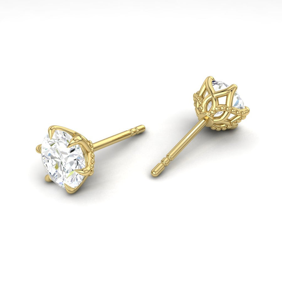Load image into Gallery viewer, LUCCE AZALEA™ Earrings Round Diamond
