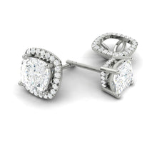 Load image into Gallery viewer, Montevalle Cushion Earrings Lab Diamond *new*
