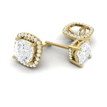 Load image into Gallery viewer, Montevalle Earrings Cushion Diamond
