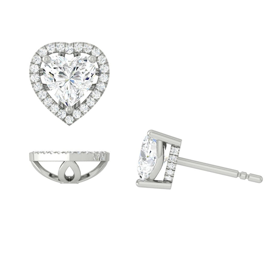 Load image into Gallery viewer, LUCCE MONTEVALLE™ Earrings Heart Diamond

