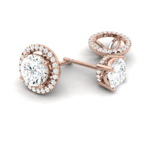 Load image into Gallery viewer, Montevalle Earrings Round Moissanite *new*
