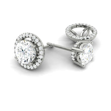 Load image into Gallery viewer, Montevalle Earrings 0.74 CTW Lab Diamond Id IGI Platinum
