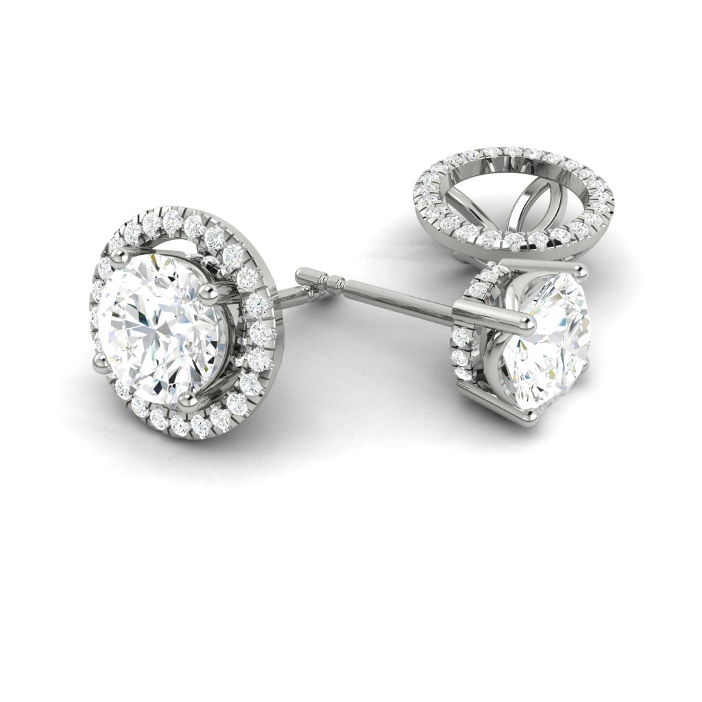 Montevalle Earrings 0.74 CTW Lab Diamond Id IGI Platinum