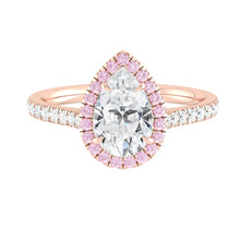 Load image into Gallery viewer, Montevalle Pavé Pear Rosé Lab Diamond
