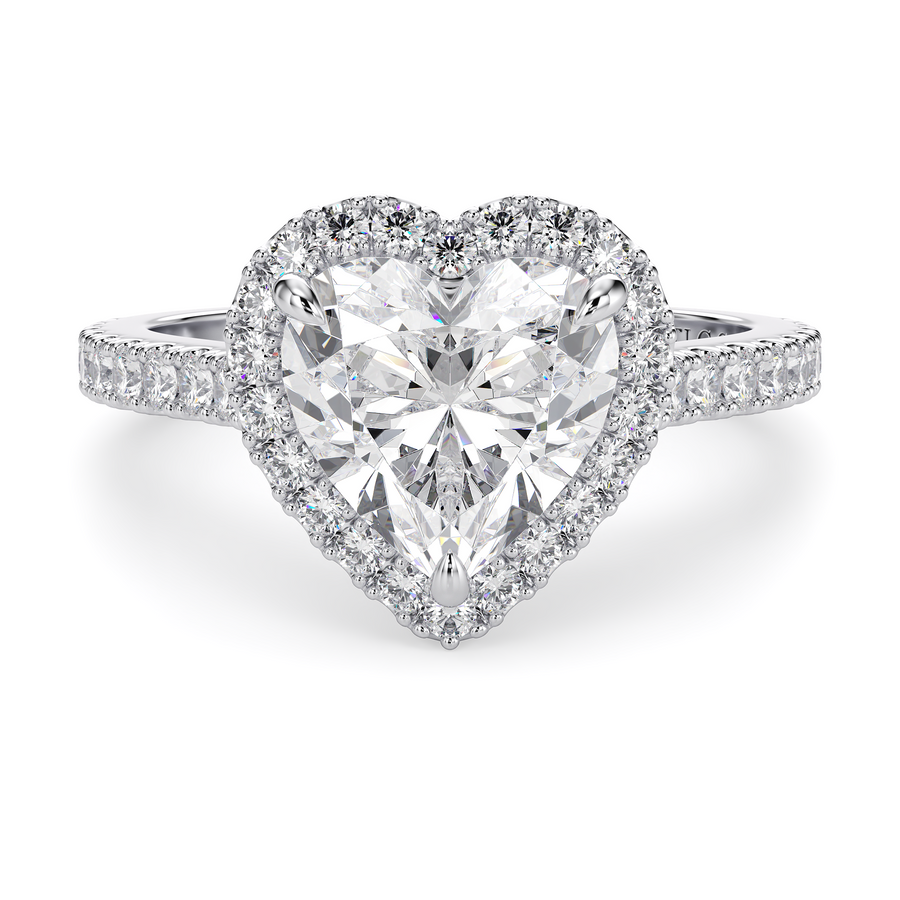 Load image into Gallery viewer, LUCCE MONTEVALLE™ Heart Lab Diamond 2.00ct E VS1 IGI 14K White Gold
