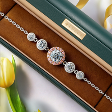 Load image into Gallery viewer, Lucce Montevalle Rosé Round Bracelet Lab Diamond 0.79ct D VVS2 Id IGI 18K White &amp; Rose Gold
