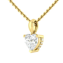 Load image into Gallery viewer, Kaela Heart Necklace Lab Diamond

