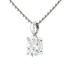 Load image into Gallery viewer, Kaela Oval Necklace Diamond
