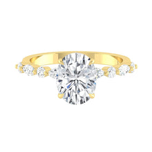 Load image into Gallery viewer, Paula Oval Lab Diamond 1.04ct D VVS2 Ex IGI 18K Yellow Gold
