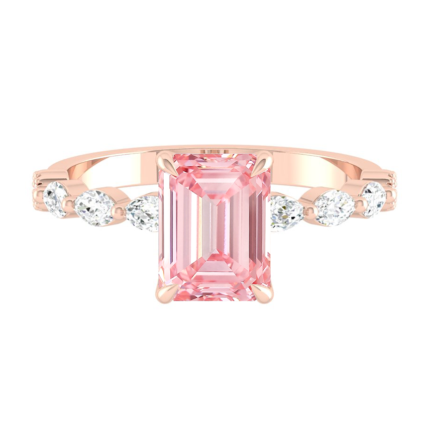 Paula Emerald Rosé Pink Diamond