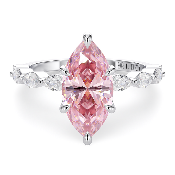 Lucce Paula Marquise Rosé Pink Diamond