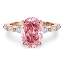Load image into Gallery viewer, Lucce Paula Oval Rosé Pink Diamond
