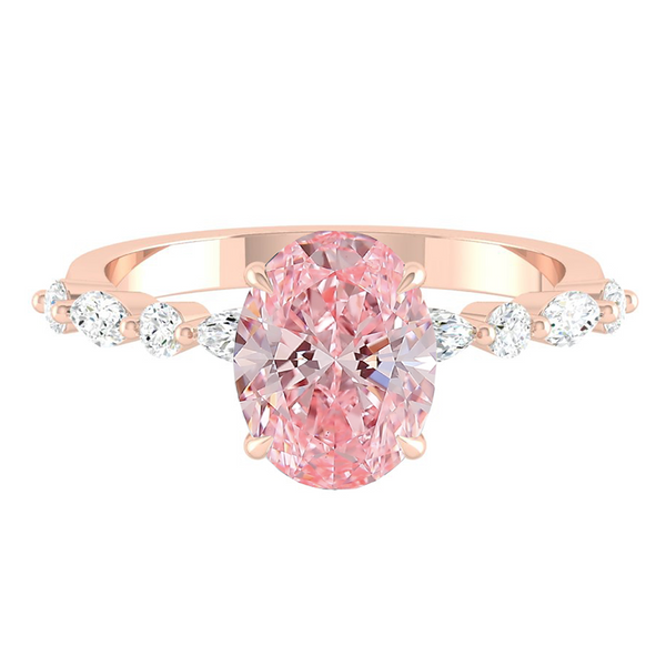 Lucce Paula Oval Rosé Pink Diamond