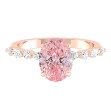 Load image into Gallery viewer, Paula Oval Rosé Pink Diamond
