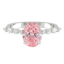 Load image into Gallery viewer, Paula Oval Rosé Pink Diamond
