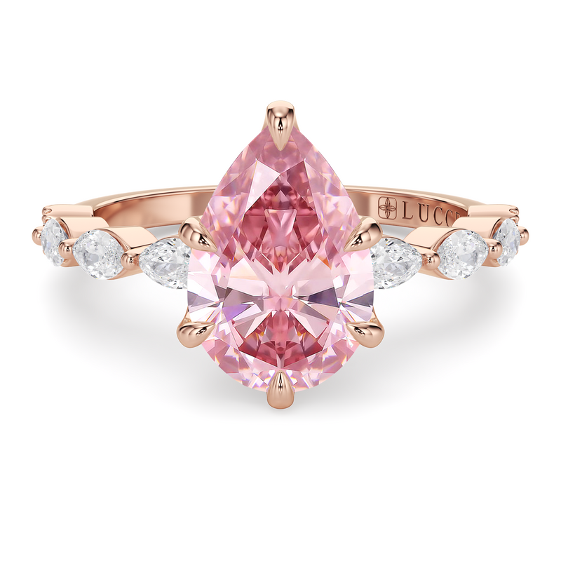 Lucce Paula Pear Rosé Pink Diamond