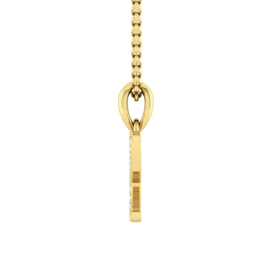 Load image into Gallery viewer, LUCCE Personalized Letter Necklace Diamond
