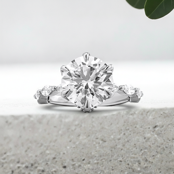 LUCCE MARCHESA™ Round Lab Diamond 3.02ct D IF Id IGI Platinum