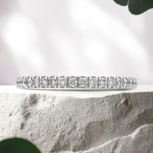 Load image into Gallery viewer, Lucce Corse Eternity 0.50CTW Lab Diamond 14K White Gold
