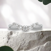 LUCCE ANNIE™ 0.18ctw CELESTE™ Moissanite 14K White Gold