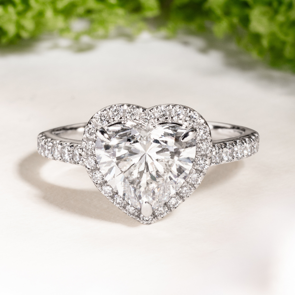 LUCCE MONTEVALLE™ Heart Lab Diamond 2.00ct E VS1 IGI 14K White Gold