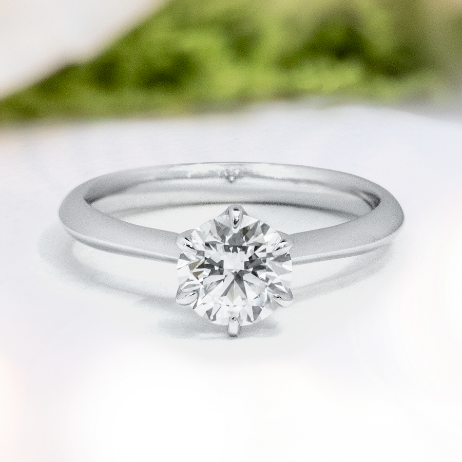 Load image into Gallery viewer, LUCCE ECUADORIAN™ Round Lab Diamond 1.03ct D VS1 Id IGI 14K White Gold
